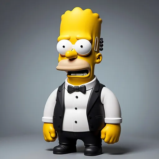 Prompt: ott tänak
 in 3d simpson style