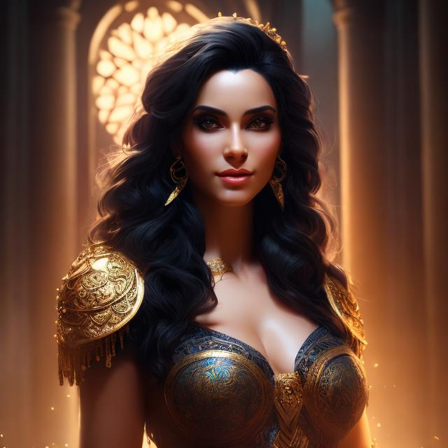 Prompt: full body image of a 30 year-old old sorceress, beautiful, friendly, looking at the camera, masterpiece, sensual, desire, open eyes, visible face, 8k, highly detailed, intricate, smooth, sharp focus, artstation, digital painting, concept art, D&D, fantasy, 