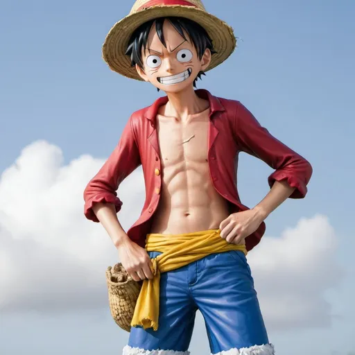 Prompt: Luffy from one piece