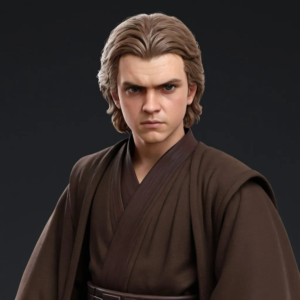 Prompt: Anakin Skywalker Jedi, old