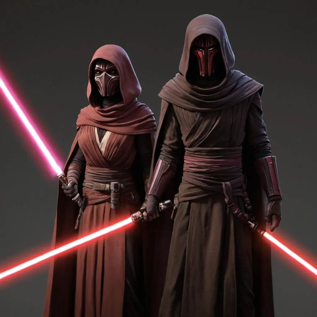 Prompt: Revan and Malak