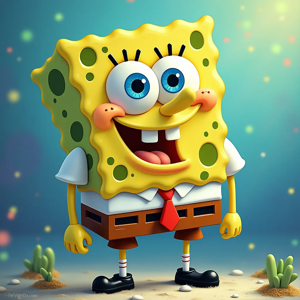 Prompt: spongebob squarepants