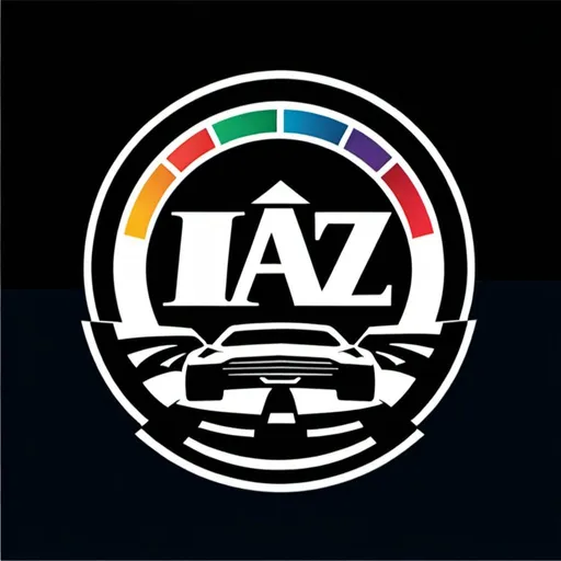 Prompt: IAZ logo for automotive departments 