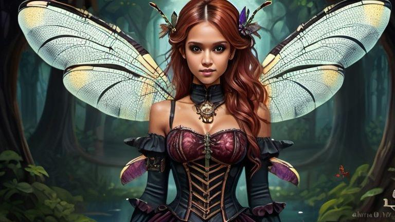 Prompt: Dragonfly Wings