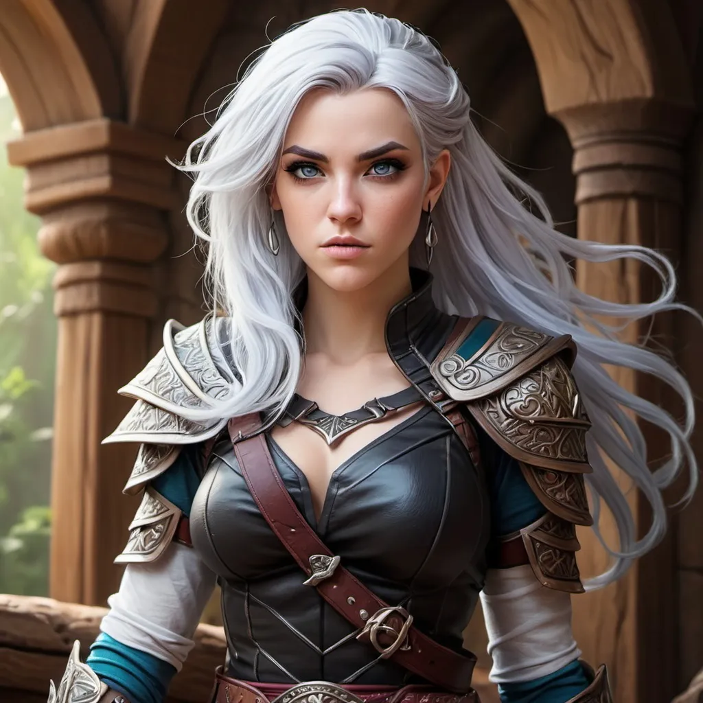 Alissa White-Gluz as Air GEnasi, Detailed DnD fantas...