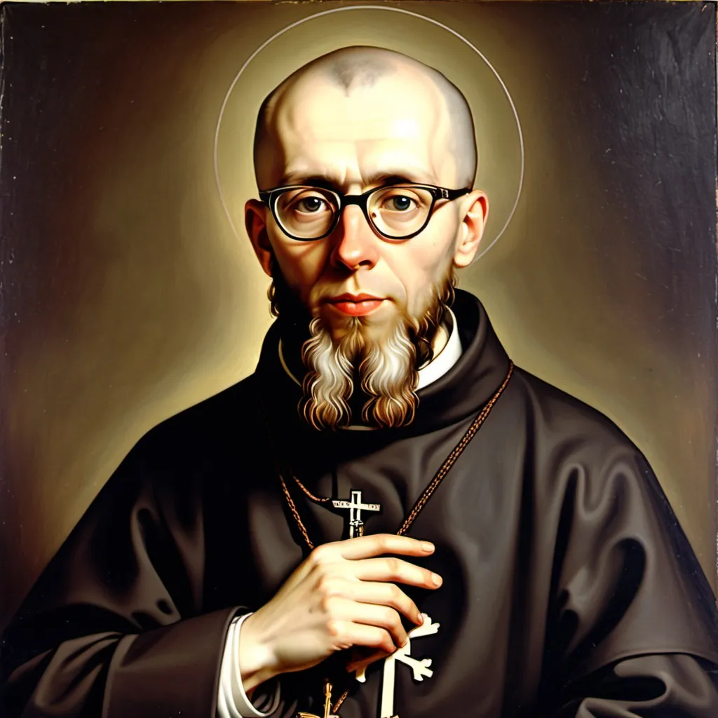 Prompt: st maximilian kollbe