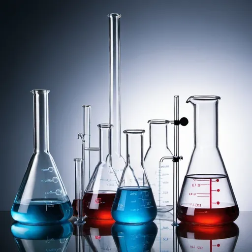 Prompt: lab glassware
