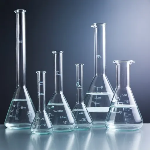 Prompt: lab glassware
