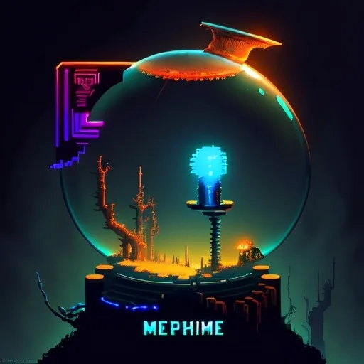 Prompt: The Word: "MegaSphere" very well designed