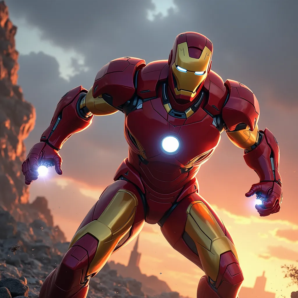 Prompt: Iron man
