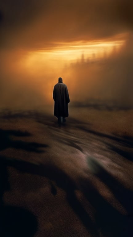 Prompt: A male angle of darkness falling on the ground, loneliness, liminal space, oil painting, hdr, uhd,16k, higly detailed, studio lighting, profesional, vivid color, high resoluution, fantasy art, foggy atmosphere