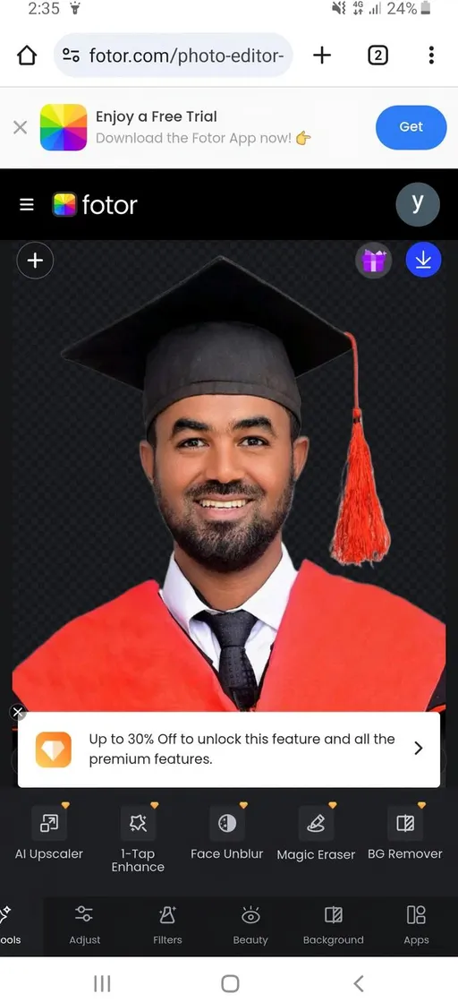 Prompt: MSC graduation pocture