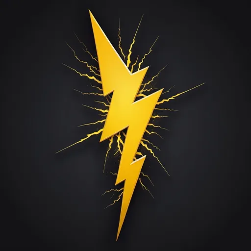 Prompt: (lightning bolt profile picture), (iconic), (simplistic design), (epic style), vibrant colors, sharp contrasts, high dynamic range, 2D illustration, clean lines, bold presentation, electric energy, visually striking, high-quality, ultra-detailed imagery, modern aesthetics, attention-grabbing graphic, unique and memorable. Yellow, mustard coloration 