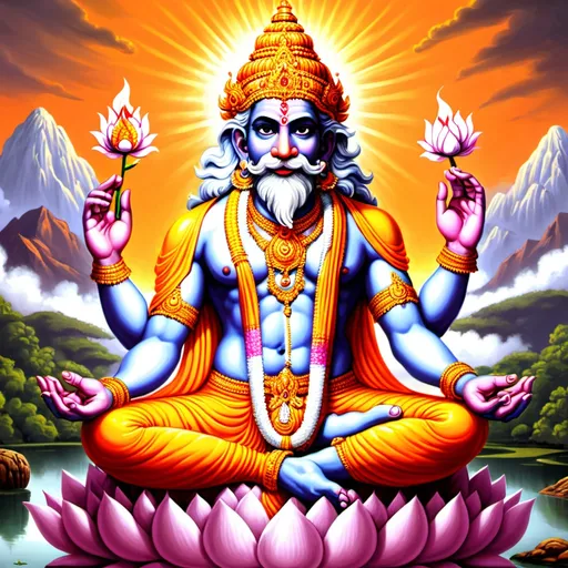 Prompt: Lord Brahma