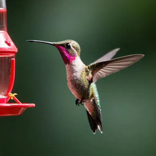 Prompt: hummingbirds