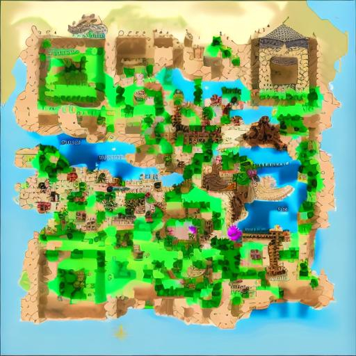 Prompt: Map of Atlantida 