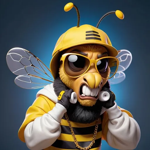 Prompt: Rapper bee