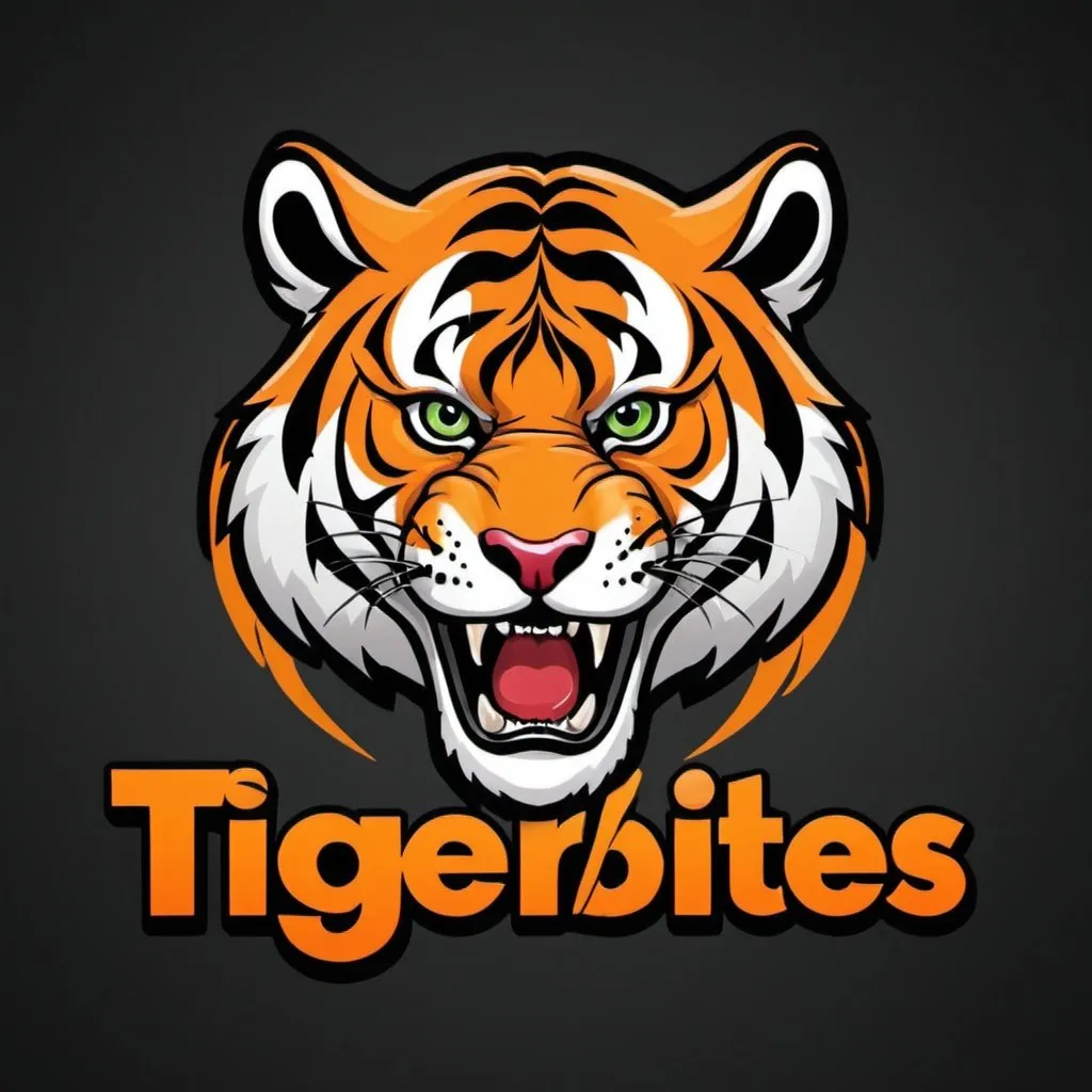 Prompt: create a logo from the following words "TigerBites Publisher"