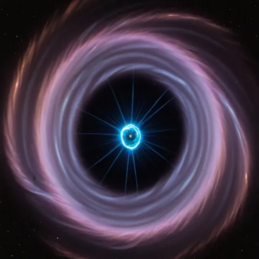 Prompt: A Millisecond Pulsar spinning rapidly