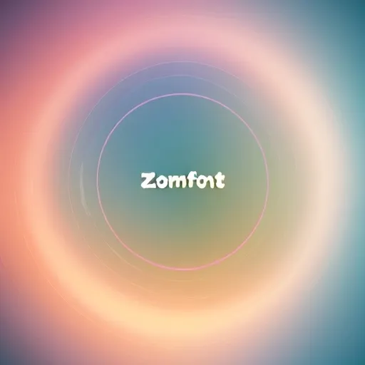 Prompt: exit from the comfort zone as circles

