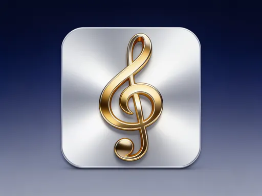 Prompt: video watermark with crisp clarity 300 x 300 px squared. treble clef precisely centered