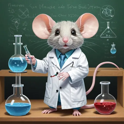 Prompt: Mouse Scientist 