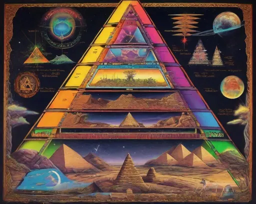 Prompt: Hippie spacie rebel forbidden knowledge pyramid 