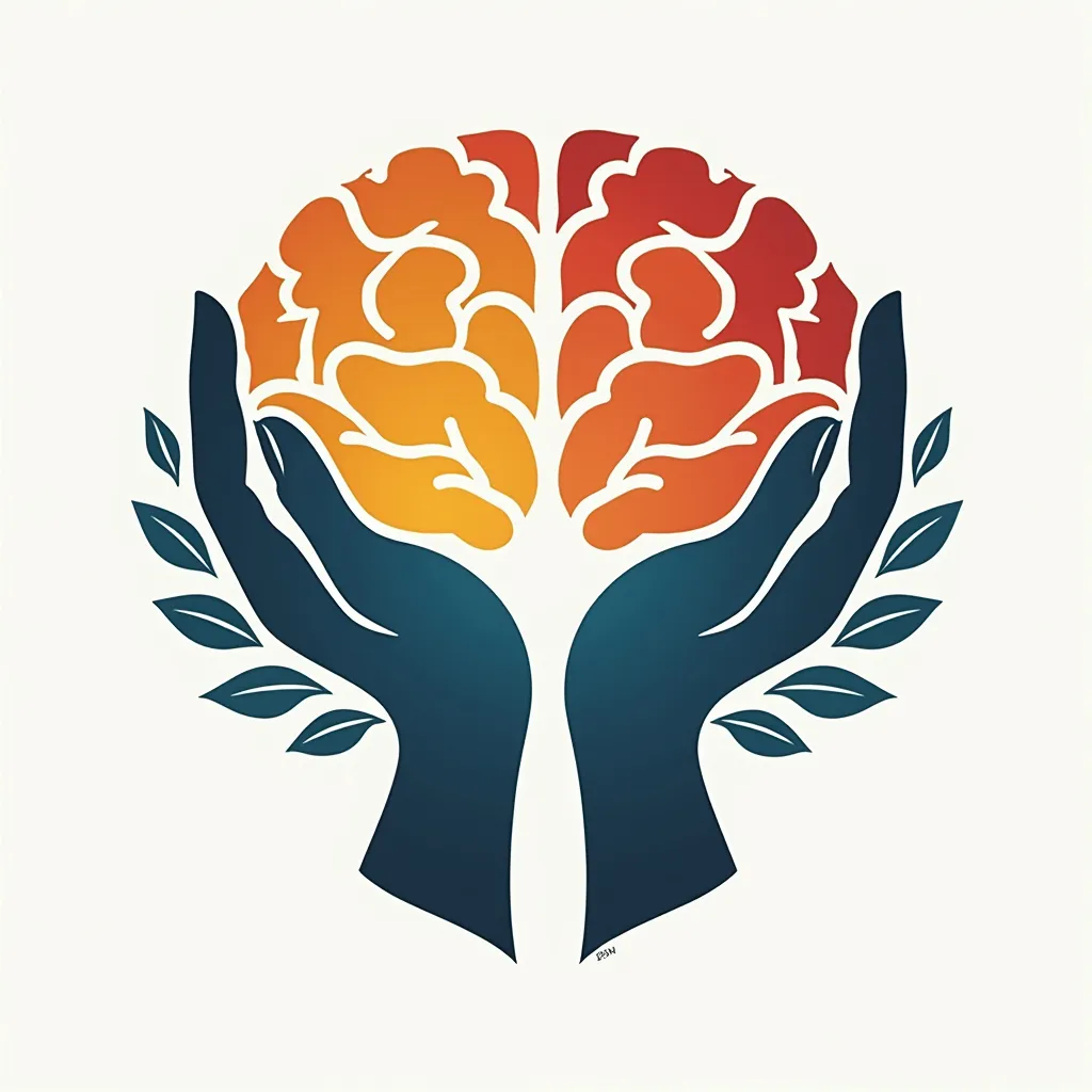 Prompt: Jakie stworzyć logo dla bloga o tematyce spektrum autyzmu, blog pisany przez Hindusa mieszkającego w Polsce. Zrobił diagnozę pod kontem spektrum mając 30 lat. Chce stworzyć blog, jak do tego doszeł, co go skłoniło że poszedł na diagnozę, jak żyje się w spektrum i w obcym kraju, jego spojrzenie na świat. Coś bardziej jak Mandala w kształcie mózgu / serca oraz Symbol otwartych drzwi/ złączone dłonie namaste
