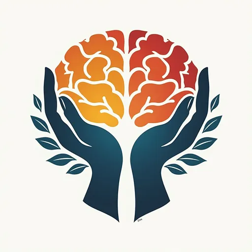 Prompt: Jakie stworzyć logo dla bloga o tematyce spektrum autyzmu, blog pisany przez Hindusa mieszkającego w Polsce. Zrobił diagnozę pod kontem spektrum mając 30 lat. Chce stworzyć blog, jak do tego doszeł, co go skłoniło że poszedł na diagnozę, jak żyje się w spektrum i w obcym kraju, jego spojrzenie na świat. Coś bardziej jak Mandala w kształcie mózgu / serca oraz Symbol otwartych drzwi/ złączone dłonie namaste
