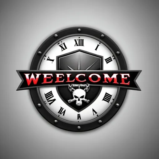 Prompt: make a logo with word welcome to Time Combat