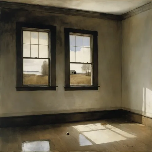 Prompt: Andrew Wyeth Painting