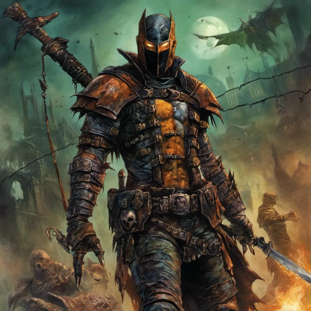 Prompt: <mymodel> Deathstroke (Detective Comics)