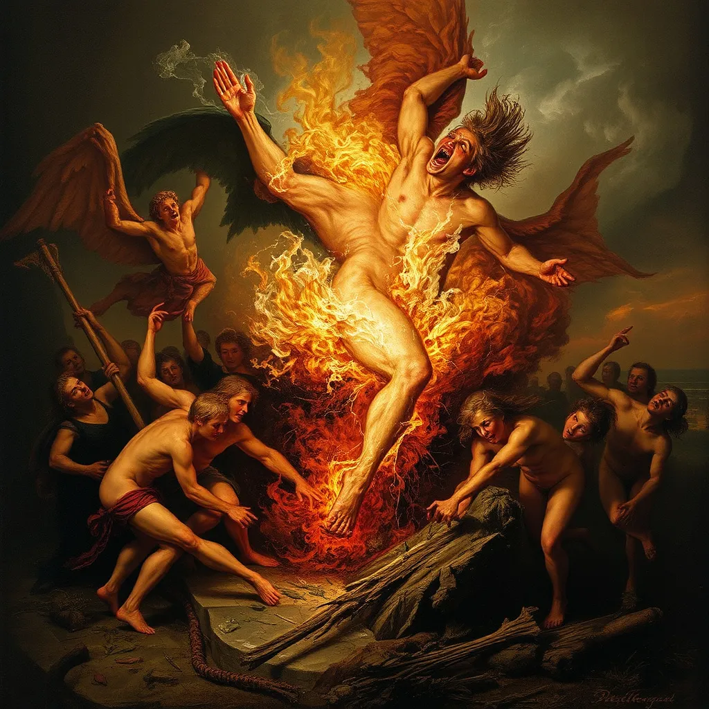 Prompt: Peter Paul Rubens - Fall Of The Damned