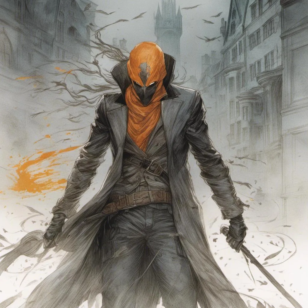 Prompt: <mymodel> Deathstroke (Detective Comics)