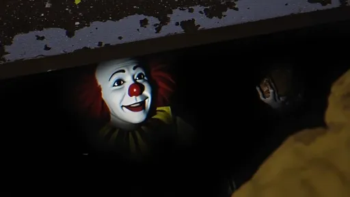 Prompt: (cropped image) (Ronald McDonald) clown, holding a burger, lurking in a sidewalk gutter storm drain, eerie atmosphere, high depth, cinematic, grainy texture, retro vibes, dramatic shadows, unsettling mood, background obscured in darkness, captivating mystery, vintage film-like quality, dimly lit scene, vintage aesthetics, intriguing composition, haunting visual narrative, emotionally charged ambiance, moody contrasts, ultra-detailed.