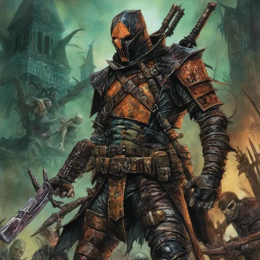 Prompt: <mymodel> Deathstroke (Detective Comics)