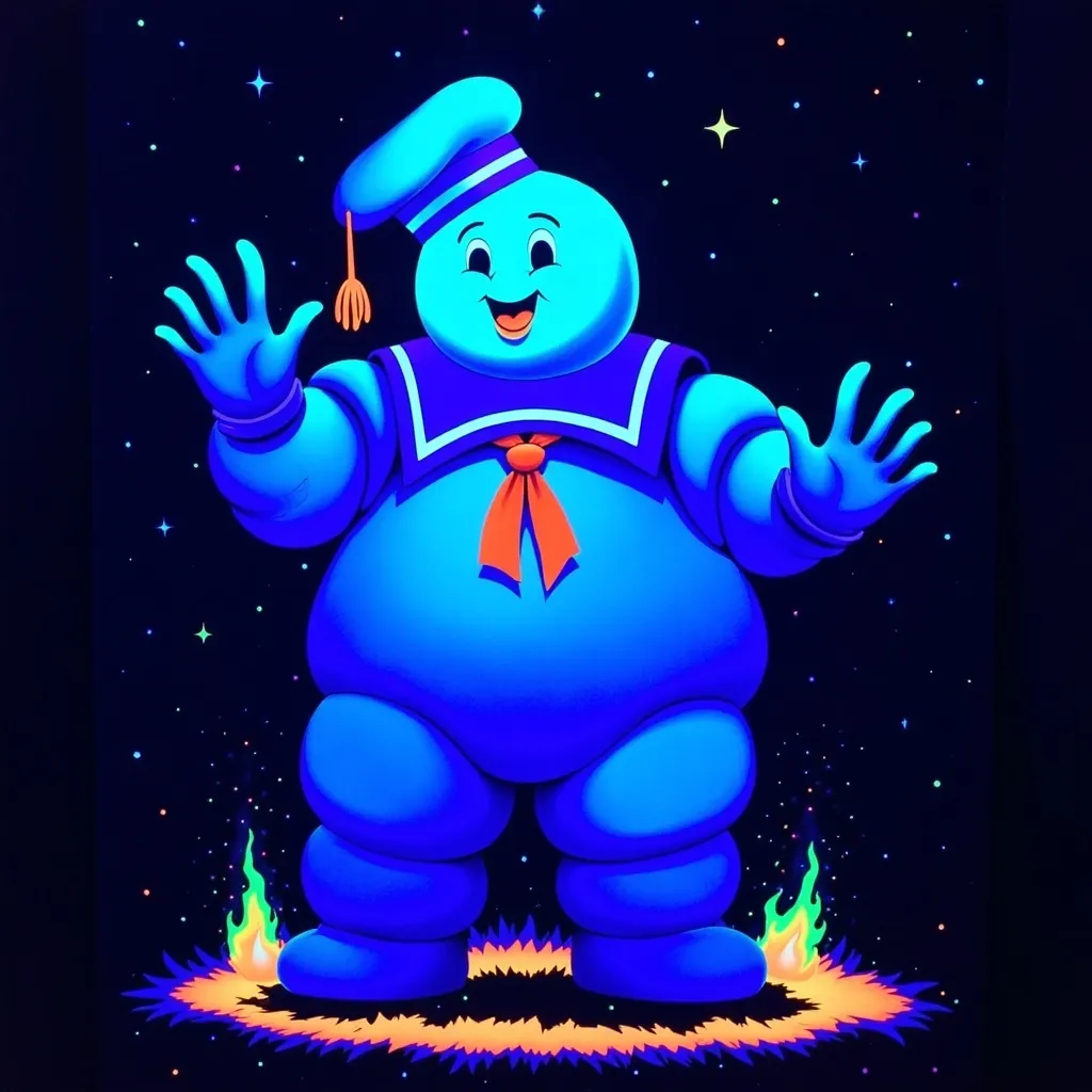 Prompt: Stay Puft Marshmallow Man (The Ghostbusters)