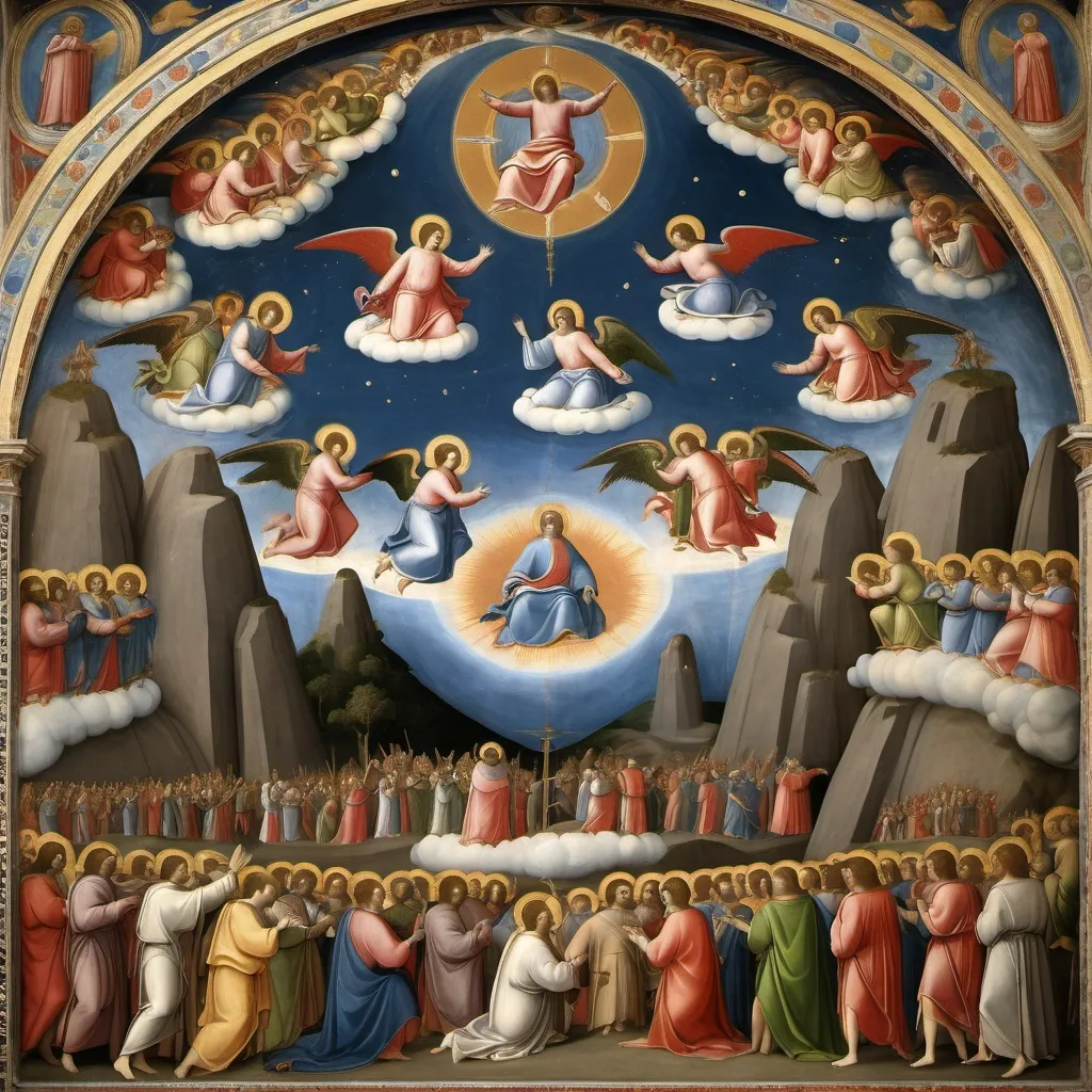 Prompt: The Last Judgment (1306) by Giotto di Bondone