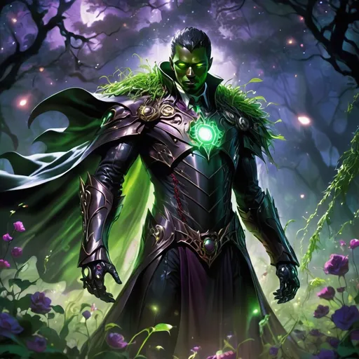 Prompt: Grass Green Iron Man suit, covered in grass and vines and blasting seeds out of a shoulder cannon

In the futuristic dreamscape, visualize a black vampire, a fusion of Van Helsing's Gothic aesthetics and Twilight's sparkly allure, draped in a transformative Akatsuki cloak. Detailed in 8K anime style, this enigmatic figure boasts not only the cloak but also sparkly skin, reminiscent of Twilight's vampire lore.

The ethereal patterns of the cloak complement the sparkling brown skin, nascarato creating a mesmerizing interplay of light and shadow. A mysterious yo-kai mask conceals the vampire's identity, adding an extra layer of allure to this supernatural being with a touch of Van Helsing's dark mystique. Swirling galaxies and vibrant lighting enhance the 8K resolution, immersing the scene in a captivating blend of Gothic fantasy, modern allure, and anime artistry. As the vampire channels otherworldly forces, the dreamscape becomes a visual journey into a realm where vampire lore, Van Helsing's legacy, and anime mysticism converge.
