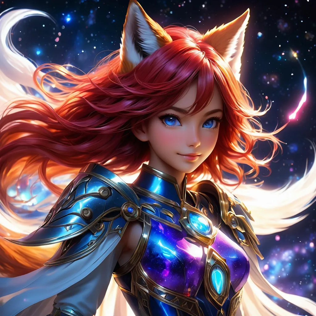 Prompt: full body, oil painting, fantasy, ((anthropomorphic furry fox girl)), red-furred-female, ((beautiful detailed face and glowing anime blue eyes)) red hair, straight hair, fox ears, rosy cheeks, smiling, looking at the viewer| Elemental star wizard wearing intricate glowing blue and white dress casting a spell, #3238, UHD, hd , 8k eyes, detailed face, big anime dreamy eyes, 8k eyes, intricate details, insanely detailed, masterpiece, cinematic lighting, 8k, complementary colors, golden ratio, octane render, volumetric lighting, unreal 5, artwork, concept art, cover, top model, light on hair colorful glamourous hyperdetailed medieval city background, intricate hyperdetailed breathtaking colorful glamorous scenic view landscape, ultra-fine details, hyper-focused, deep colors, dramatic lighting, ambient lighting god rays | by sakimi chan, artgerm, wlop, pixiv, tumblr, instagram, deviantart
Vivid purple mantis surrounded by glowing swirling iridescent violet energy as it prepares to Obliterate the world
Black guy brown skin 
Within this 8K anime-style but also a captivating Digimon companion standing by your side. The bee, with its glowing brown skin and animated afro hairstyle, exudes vitality. In your grasp, the luminous lightsaber adds an element of forceful determination, all meticulously detailed in the anime aesthetic.

Your focused expression as you tap into the force is complemented by the presence of your Digimon companion. This digital creature, intricately designed in the high-definition resolution, stands by your side, ready for the cosmic adventure. Against the futuristic dreamscape backdrop, swirling galaxies and vivid lighting create an enchanting atmosphere.

Together, you and your Digimon companion become central figures in this 8K anime masterpiece, blending dynamic character design, force manipulation, and the digital mystique of the Digimon universe, all rendered in stunning detail.
