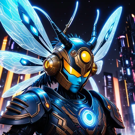Prompt: mirror ka in the void:: blue eyed samurai geisha shogun:: techno ghost shells 

Within this 8K anime-style masterpiece, imagine not only the extraordinary humanoid carpenter bee but also a captivating Digimon companion standing by your side. The bee, with its glowing brown skin and animated afro hairstyle, exudes vitality. In your grasp, the luminous lightsaber adds an element of forceful determination, all meticulously detailed in the anime aesthetic.

Your focused expression as you tap into the force is complemented by the presence of your Digimon companion. This digital creature, intricately designed in the high-definition resolution, stands by your side, ready for the cosmic adventure. Against the futuristic dreamscape backdrop, swirling galaxies and vivid lighting create an enchanting atmosphere.

Together, you and your Digimon companion become central figures in this 8K anime masterpiece, blending dynamic character design, force manipulation, and the digital mystique of the Digimon universe, all rendered in stunning detail.