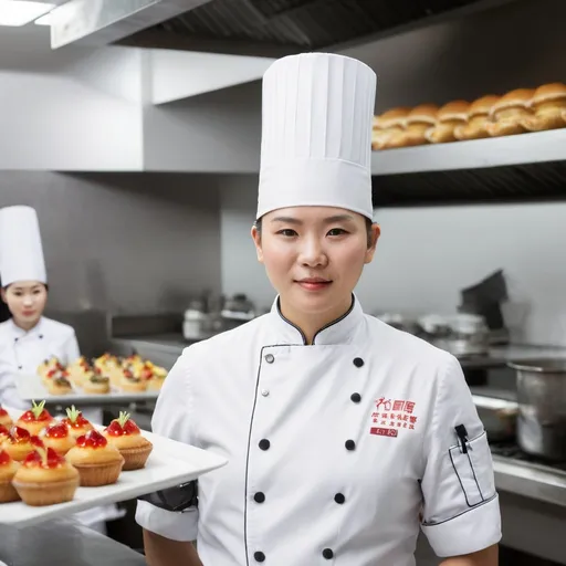 Prompt: Pastry Chef ，china，one people