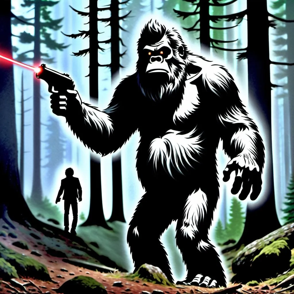 Prompt: Hey Harry, reaching that’s like Bigfoot with a laser gun