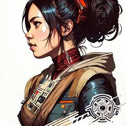 Prompt: sticker of Chewbecca from Star Wars, full body, Kim Jung gi, freedom, soul, digital illustration, comic style, cyberpunk, perfect anatomy, centered, approaching perfection, dynamic, highly detailed, watercolor painting, artstation, concept art, smooth, sharp focus, illustration, art by Carne Griffiths and Wadim Kashin ,