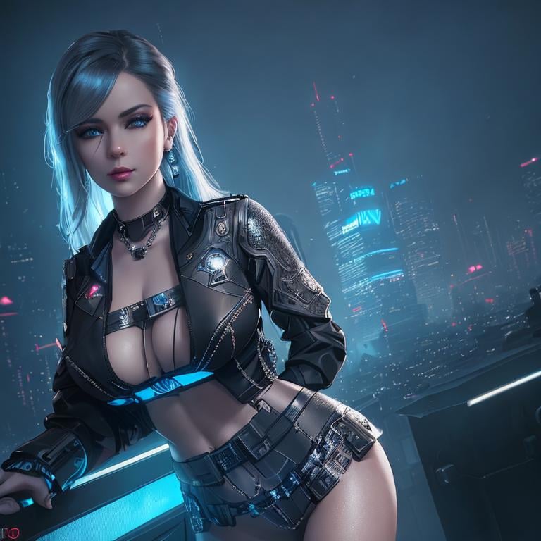 Prompt: hyperrealistic portrait of gorgeous woman| black combat uniform| in dark neon alley| ((cyberpunk))| full body shot| photorealistic| sharp focus| digital art| concept art| by Vittorio Matteo Corcos and Albert Lynch| in ]Giger-style Cyberpunk City, finely detailed, intricate design, beautiful light, cinematic lighting, 4k, hyperrealistic, focused, unreal engine 5, cinematic, masterpiece, post-processing, 8k resolution, ultra-detailed --ar 9:16, nightfall