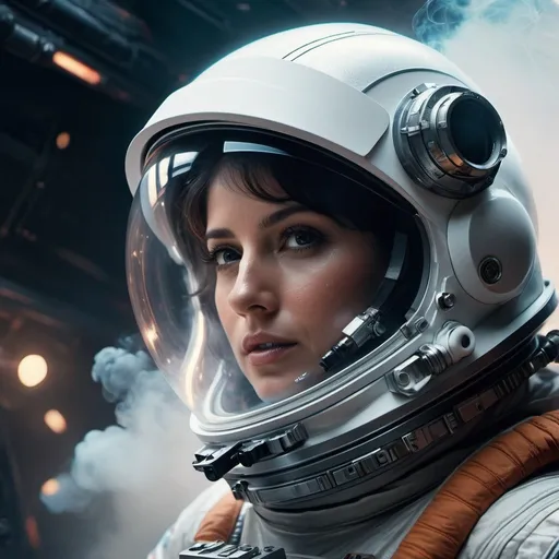 Prompt: Astronaut, beautiful body and face, very breathtaking beautiful image, cinematic, 4k, epic Steven Spielberg movie still, sharp focus, emitting diodes, smoke, artillery, sparks, racks, system unit, motherboard, by pascal blanche rutkowski repin artstation hyperrealism painting concept art of detailed character design matte painting, 4k resolution blade runner