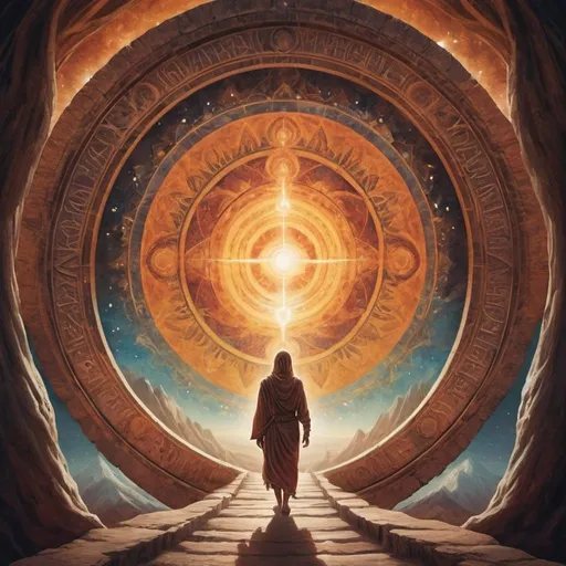 Prompt: As the journey comes to an end, the Seeker awakens from their trance-like state, a sense of awe and inspiration filling their soul. They carry with them the wisdom of the ages, a testament to the boundless potential of the human spirit to explore, discover, and create.