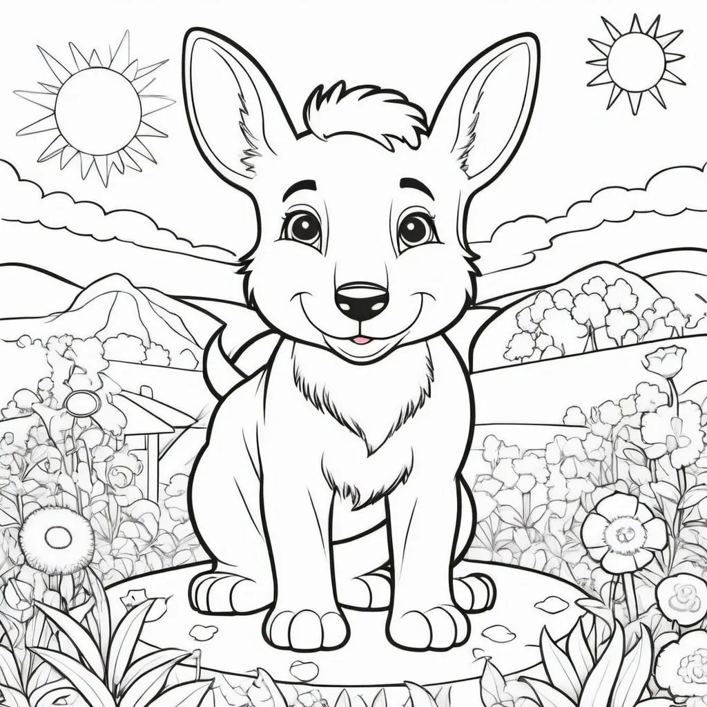 Prompt: /imagine coloring page for kids cartoon style no shading thick--ac