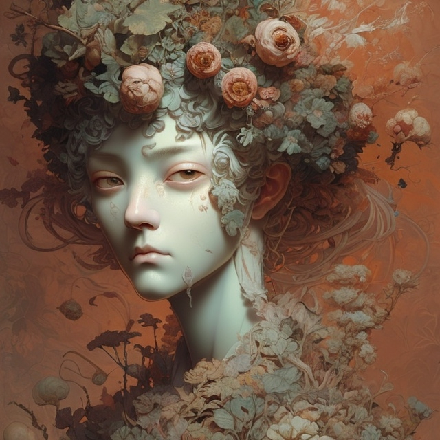 Prompt: prompt : renaissance portrait soft light painted by james jean and katsuhiro otomo and erik jones, inspired by evangeleon anime, smooth face feature, intricate oil painting, high detail illustration, sharp high detail, manga and anime 1 9 9 0