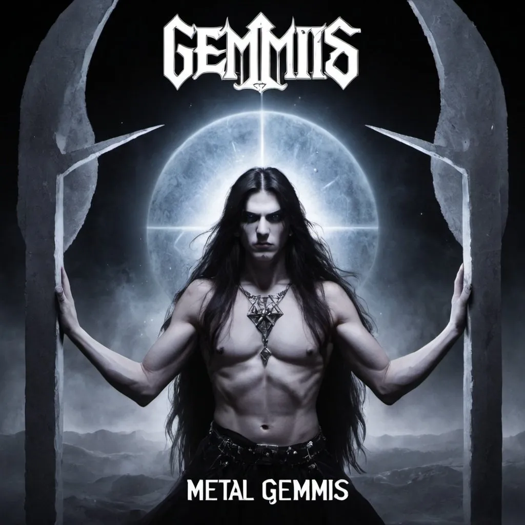 Prompt: album metal Geminis